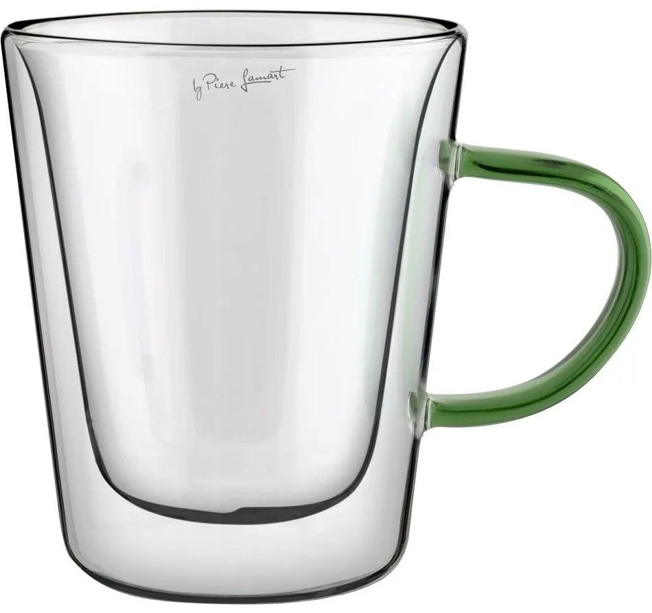 Lamart LT9118 2-dielna sada pohárov Tea Vaso, 300ml, zelená