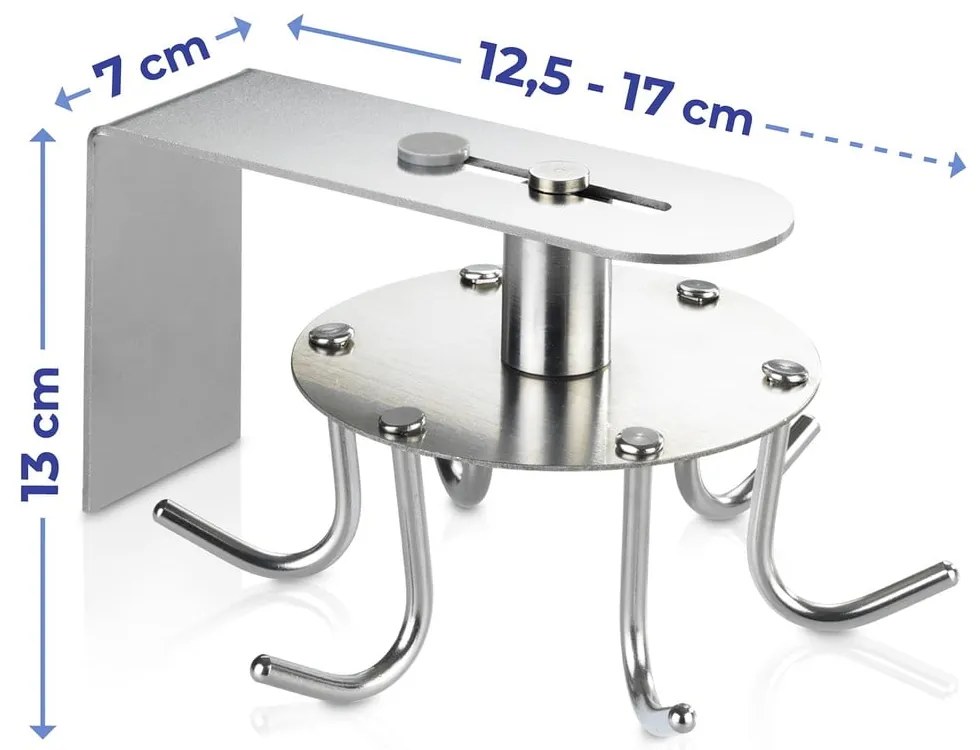 Samodržiaci kuchynský organizér z nerezovej ocele - Maximex