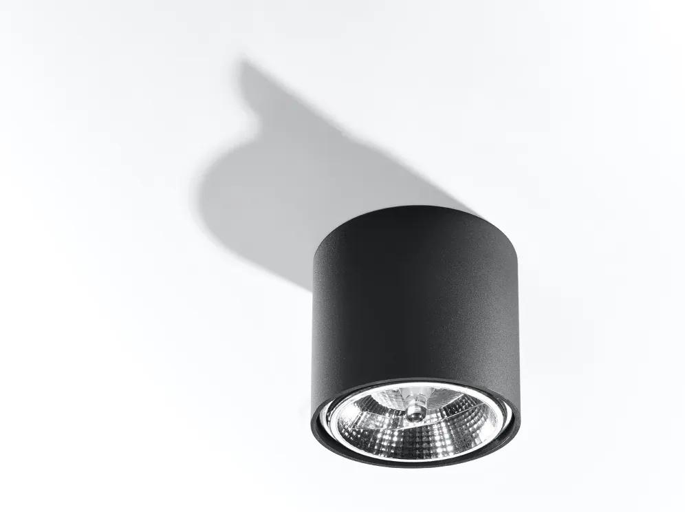Sollux Lighting Stropné svietidlo TIUBE čierne