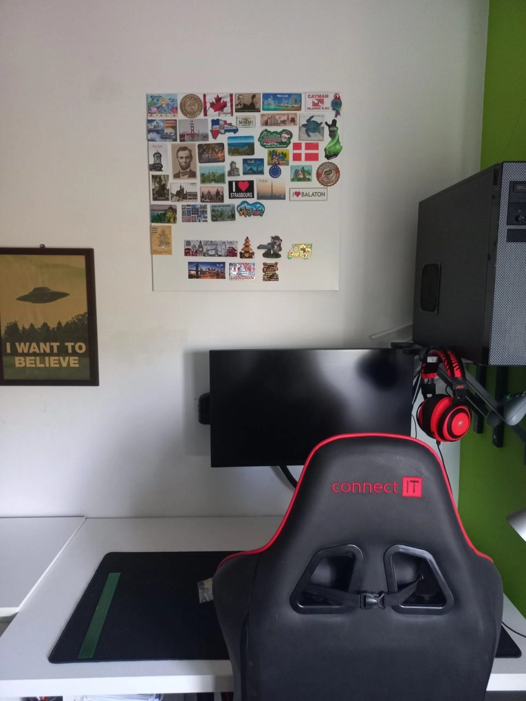 Toptabule.sk Bezrámová tabuľa na magnetky BIELA 60x60 cm