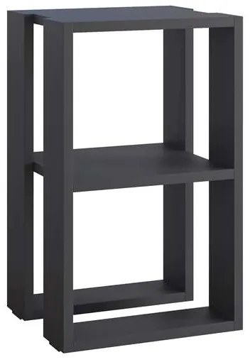 Nočný stolík Houseland Lonie antracitovo šedý