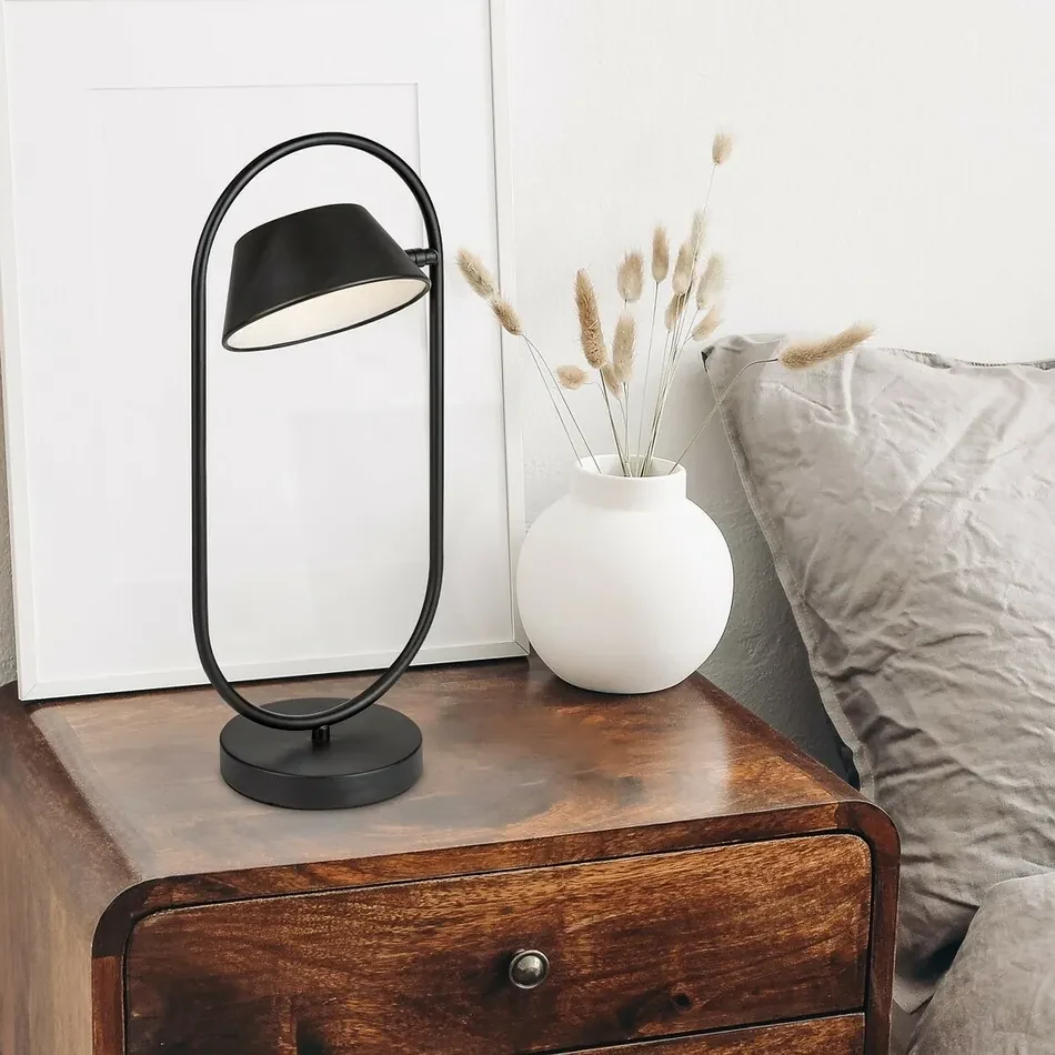 Rabalux 74190 stolná LED lampa Odiss, čierna