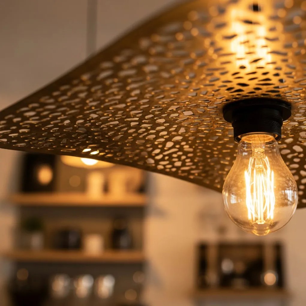 Toolight Toolight, stropné svietidlo 1xE27 APP1468-1CP, čierna-zlatá matná, OSW-02445