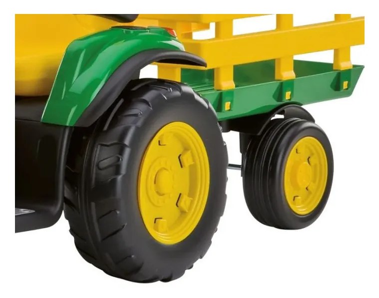 Peg Perego Elektrický traktor  JOHN DEERE GROUND FORCE s prívesom IGOR0047 - 330W - 12V 8Ah - 2024