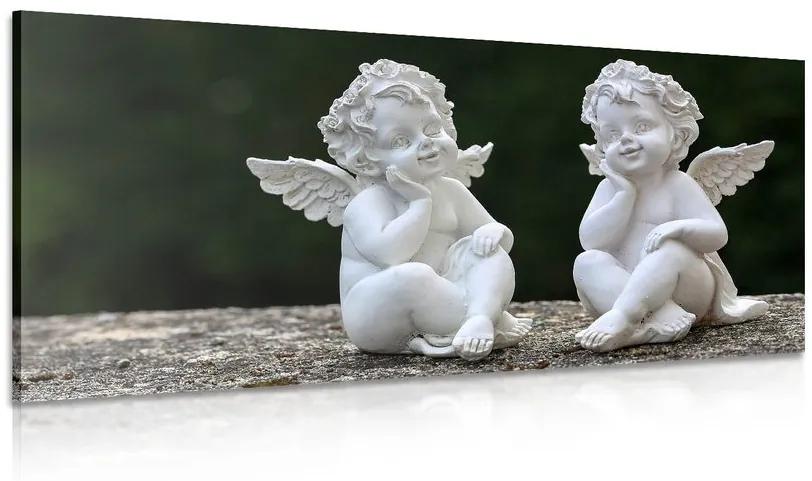 Obraz dvojica malých anjelov Varianta: 120x60