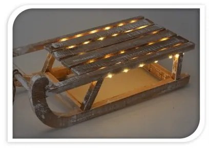 Vianočné sánky s LED 50 cm