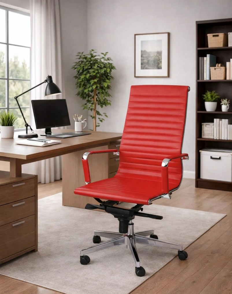 Kancelárske kreslo Next SN4 červené