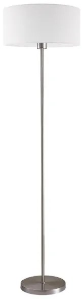 LED stojacia lampa TUNJA 1xE27/20W/230V pr. 38 cm matný chróm/biela