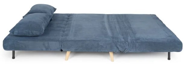 Pohovka SOLACE rozkladacia, menšestrová námornícka modrá 871677