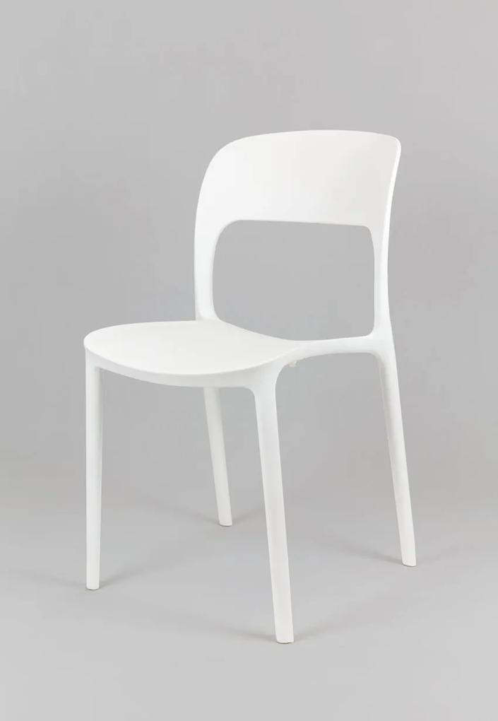 MAXMAX Dizajnová stolička BIBIONE - biela