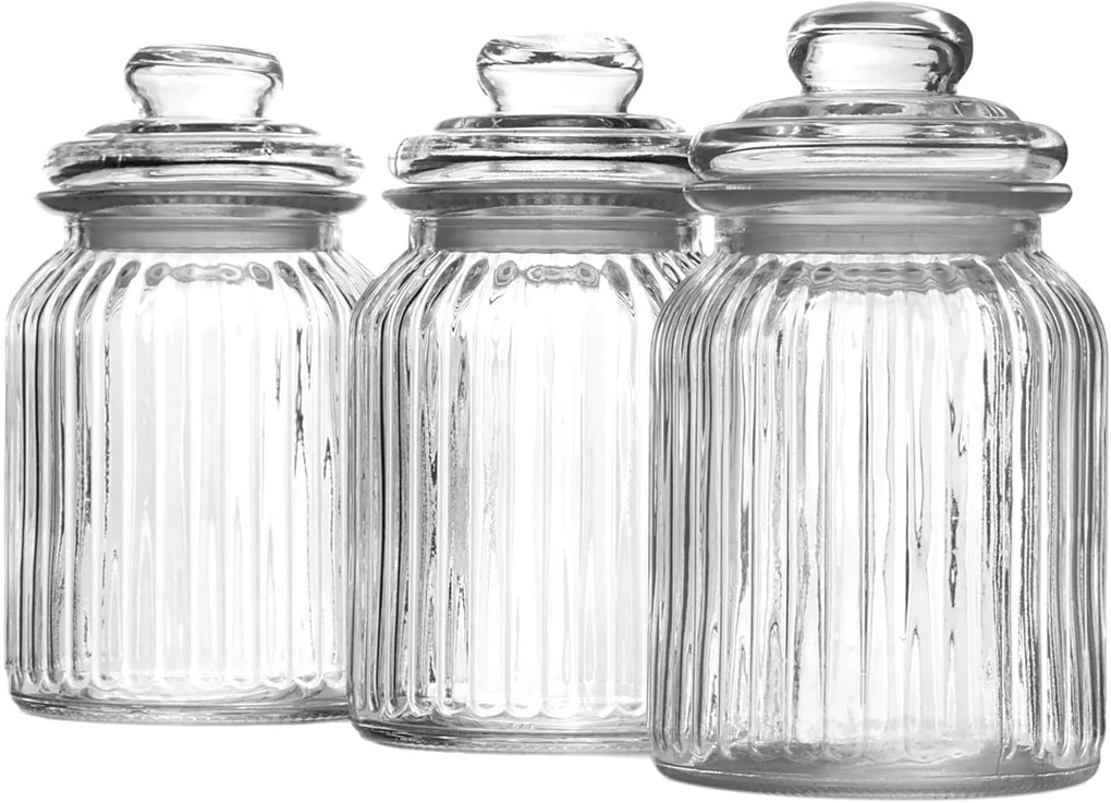 Sklenená dóza, veľký objem 3,8 l NOSTALGIA