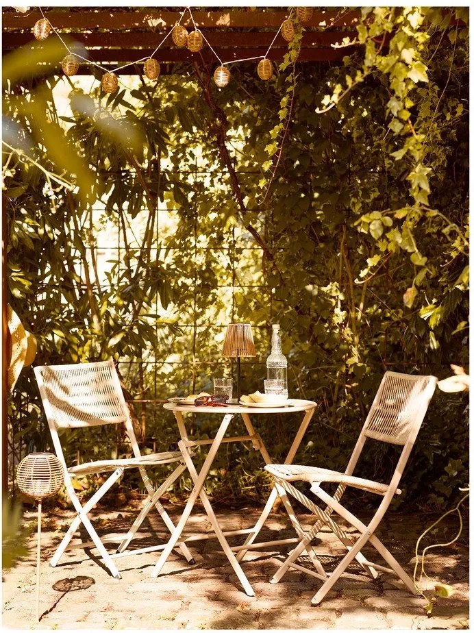 LED stolové/prenosné vonkajšie svietidlo so solárnym panelom ø 14 cm Salford – House Nordic