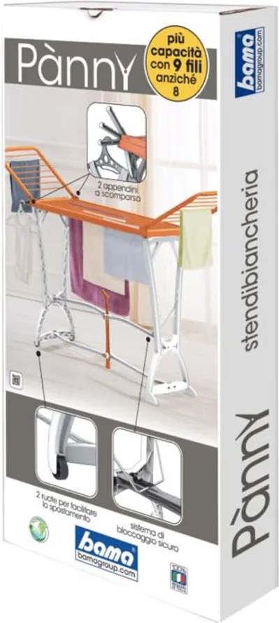 BAMA Sušiak na prádlo PANNY, oranžová