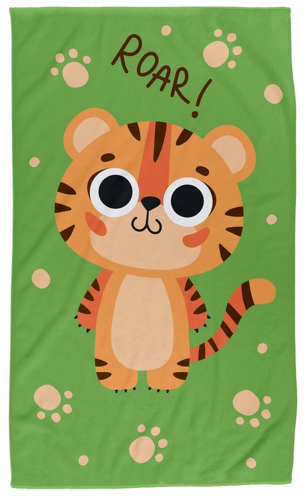 DETSKÝ FROTÉ UTERÁK ANIMALS 30X50 CM VZOROVANÁ