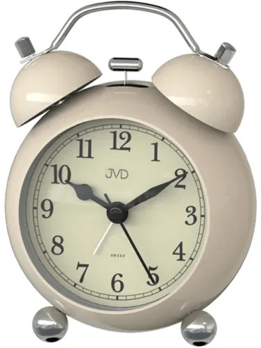 Veľký budík JVD SRP2810.1 s tichým sweep chodom, 16 cm