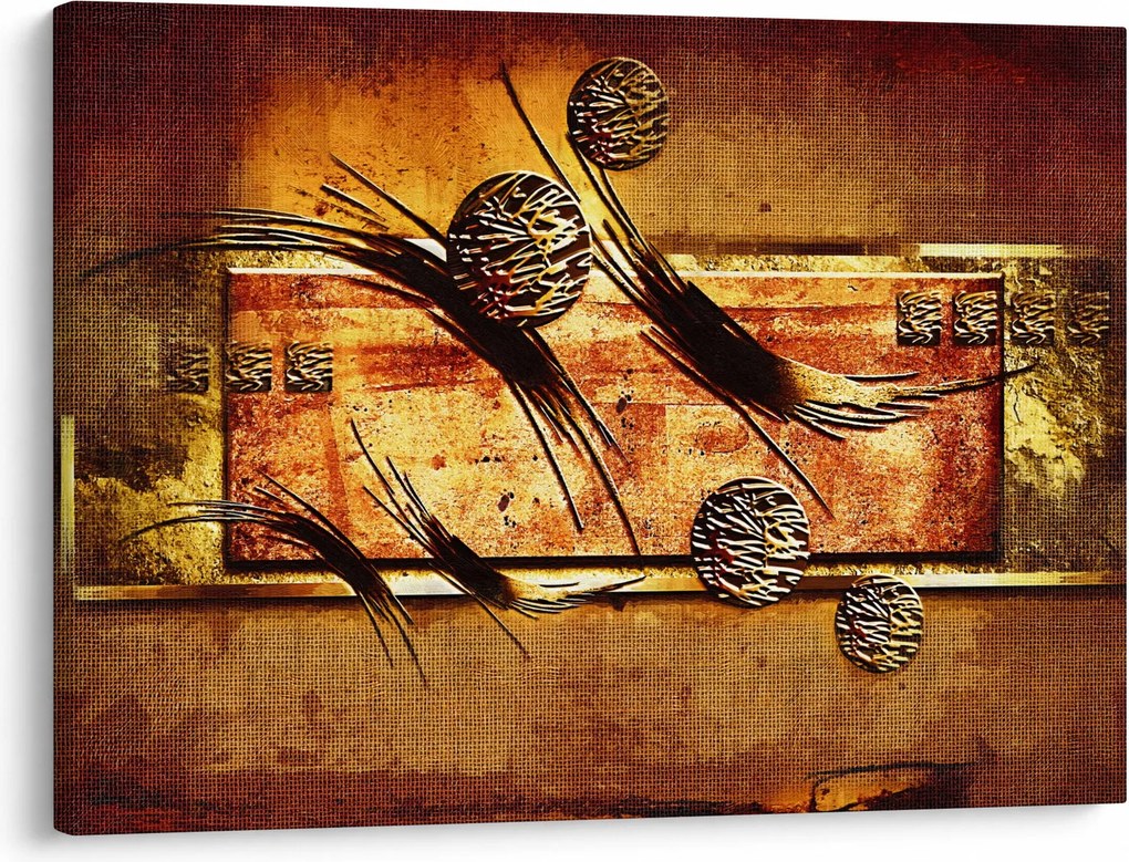 Obraz abstrakcie (70x50 cm)