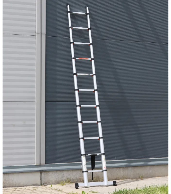 Teleskopický hliníkový rebrík PROFI, 3,2 m, 11 priečok