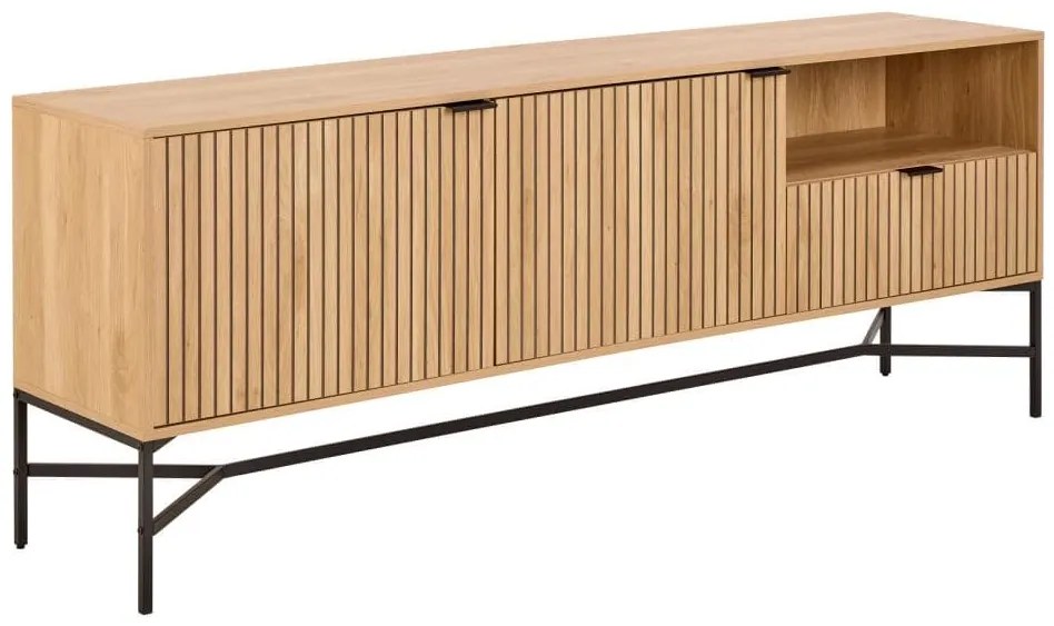 Komoda Jaipur 180 cm dub přírodní