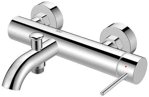 Vaňová batéria SAT Aurum bez sprchového setu 150 mm chróm SATBAUR222CR