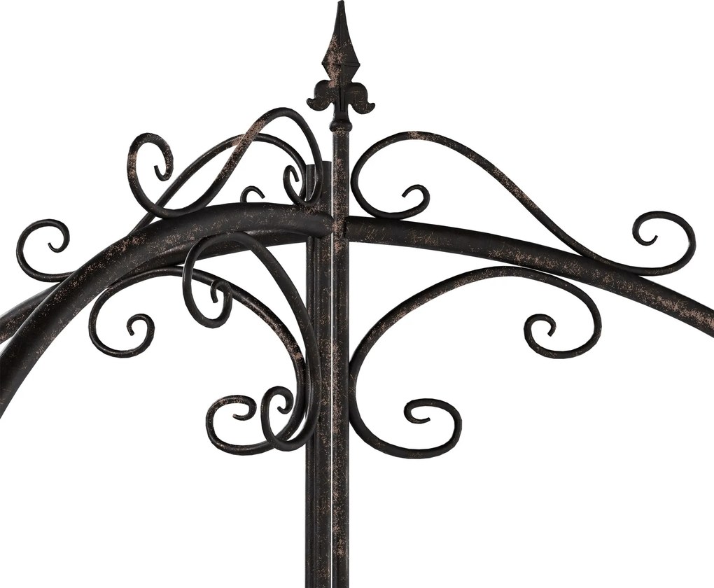 Mriežka na popínavé rastliny Flowton - bronz