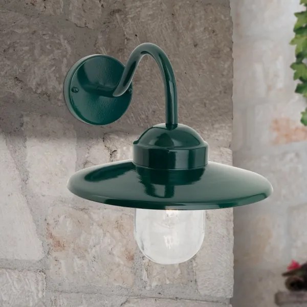 Orion AL 11-1313 - Vonkajšia nástenná lampa EDWARD 1xE27/60W/230V IP44 zelená
