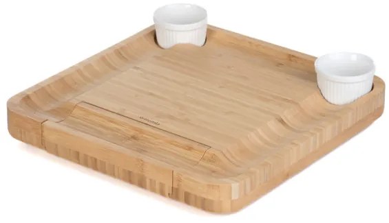 Servírovacia doska RUMI s nožmi a miskami 887388