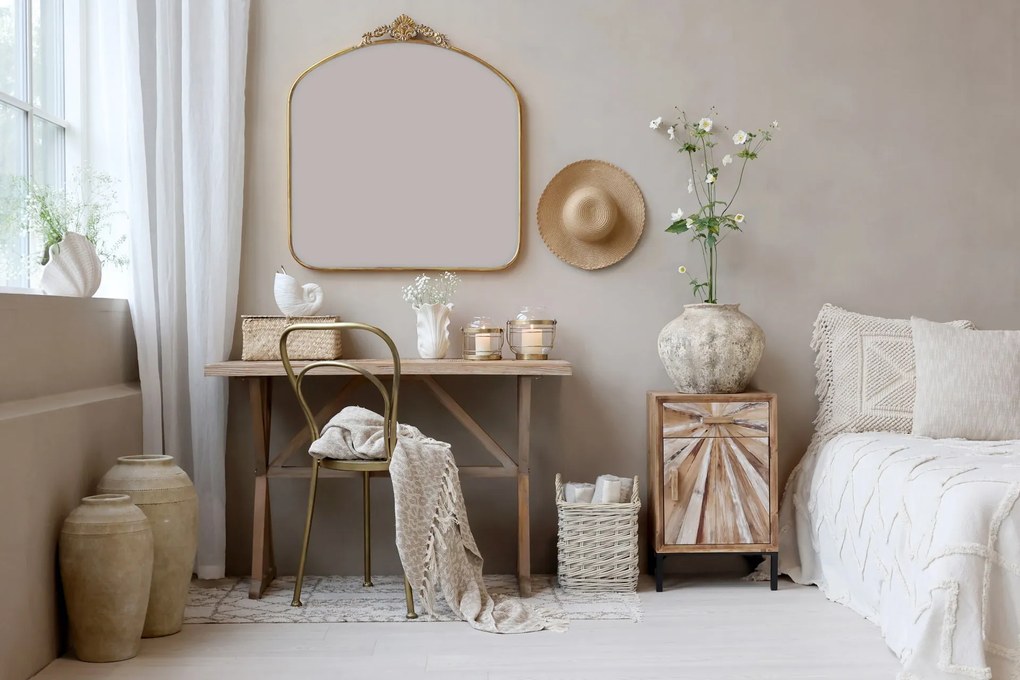Chic Antique Nástenné zrkadlo Décor Edge Antique Brass