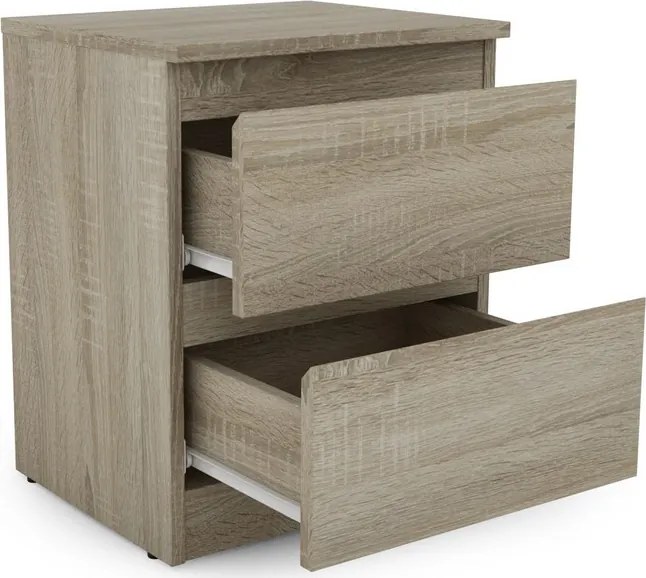 Skrinka /nočný stolík Carlos 402S, dub sonoma