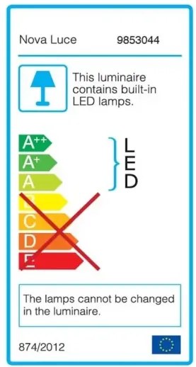 LED luster Rando Smart 60 čierne