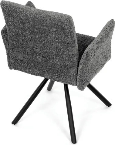 Jedálenská stolička sivá DCH-W1117 GREY2
