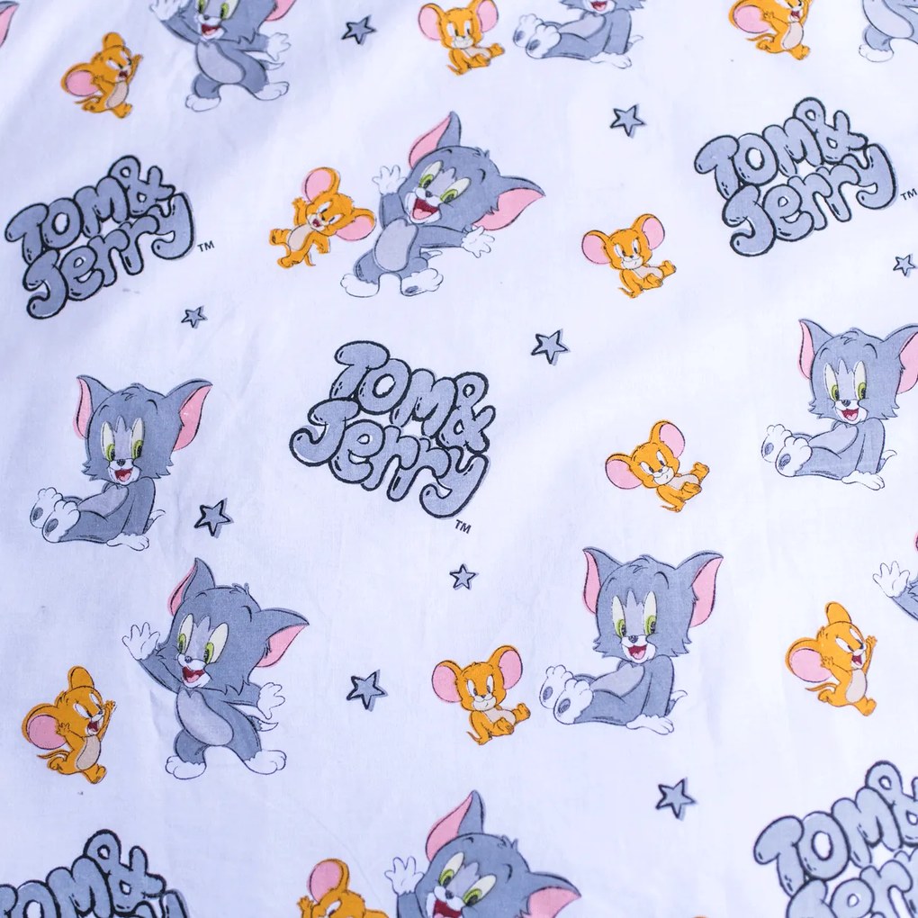 Jerry Fabrics Obliečka do postieľky Tom and Jerry "TJ050" baby, 100x135 / 40x60 cm