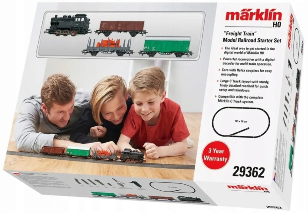 Model železniční startovací sady Märklin 29362 H0 / Nákladní vlak