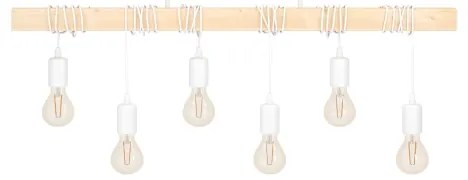 Eglo 43705 - Závesný luster TOWNSHEND na lanku 6xE27/60W/230V