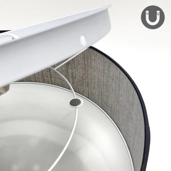 Stropné svietidlo SIRJA 2xE27/15W/230V, priemer 45 cm, hnedé