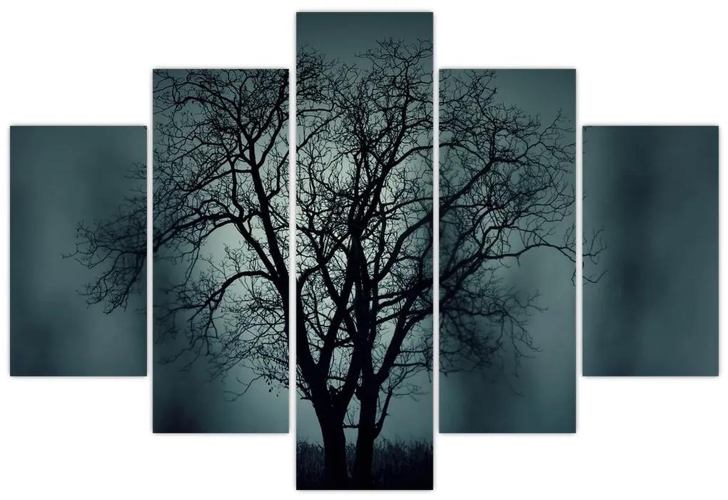 Obraz stromov pri zatmení (150x105 cm)