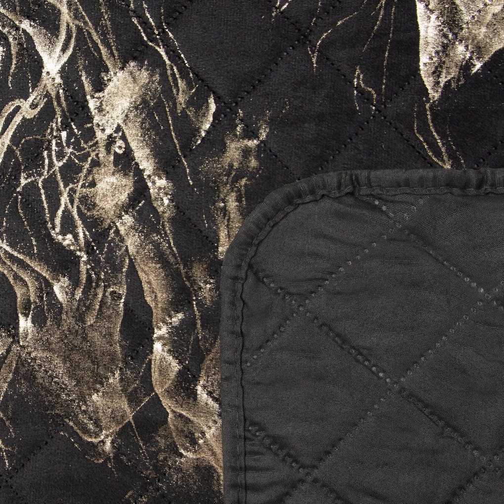 PREHOZ NA POSTEĽ LUIZ6 200X220 CM ČIERNY