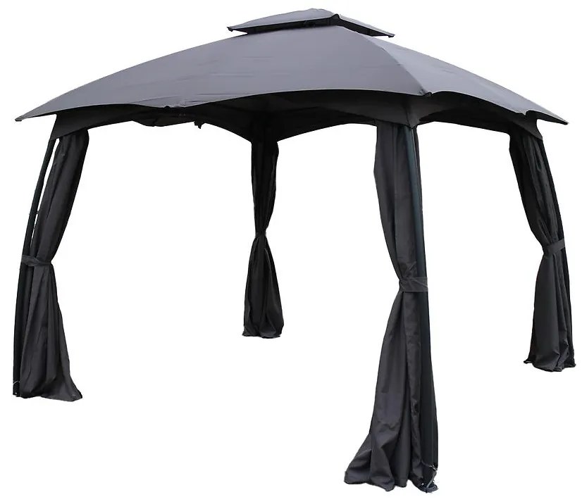 Záhradný pavilón 3x3 m grafitová