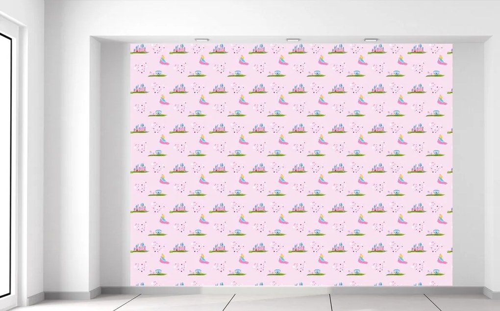 Gario Fototapeta Farebné princezny Materiál: Samolepiaca, Rozmery: 110 x 200 cm