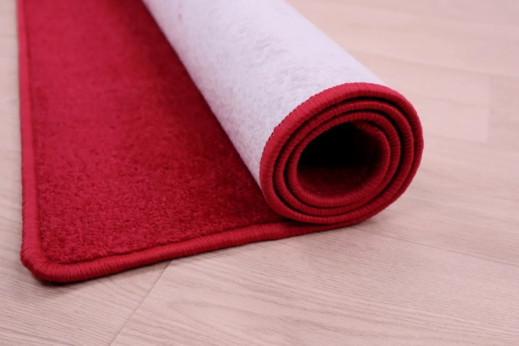 Spoltex, Koberec behúň na mieru Eton červený 15, šíre 80 cm, červená, chodba / predsieň