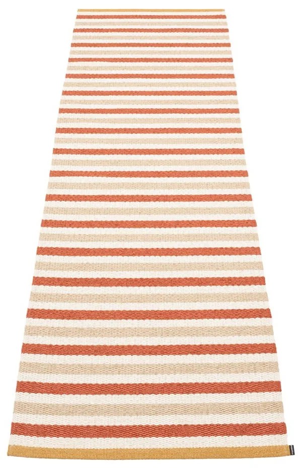 Vnútorný a vonkajší behúň v tehlovo-krémovej farbe 70x240 cm Teo Brick – Pappelina