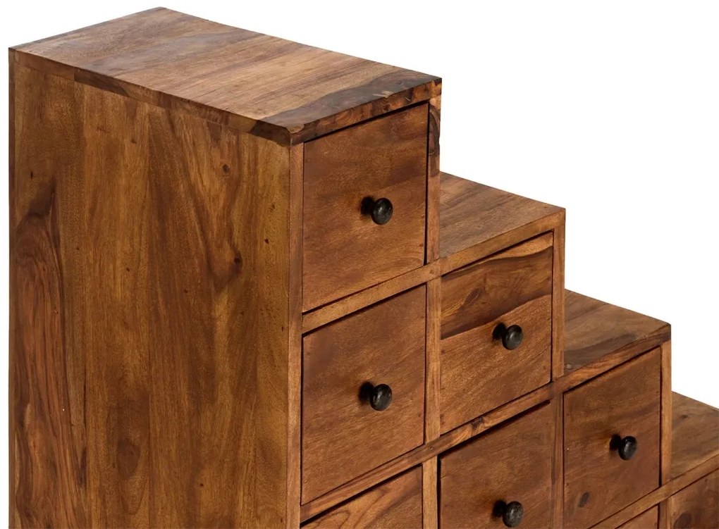 furniture-nabytek.cz - Masivní komoda Merlin z palisandru, lakovaná, hnědá