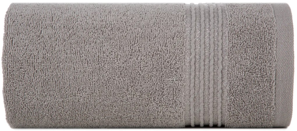 BAVLNENÝ UTERÁK LILA 50X90 CM SIVÁ