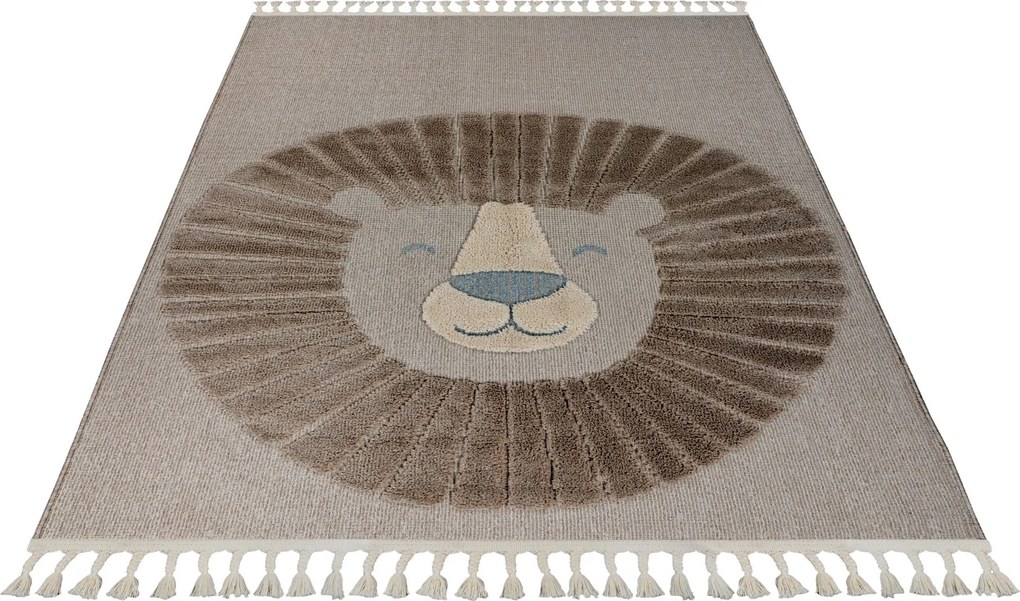Detský kusový koberec My Fano 399 Lion, 160x230, šedá, detská izba, Obsession