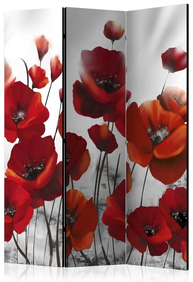Artgeist Paraván - Poppies in the Moonlight [Room Dividers]