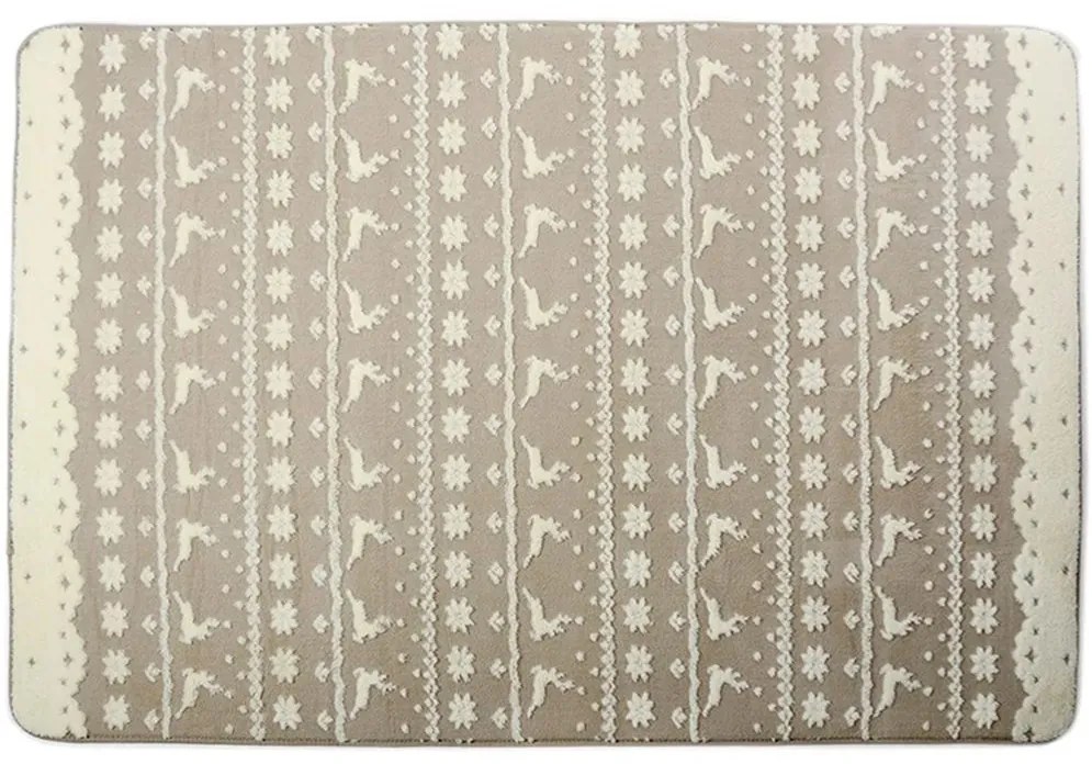 Tutumi Bergen, plyšový koberec 140x200cm, béžová, SHG-04001