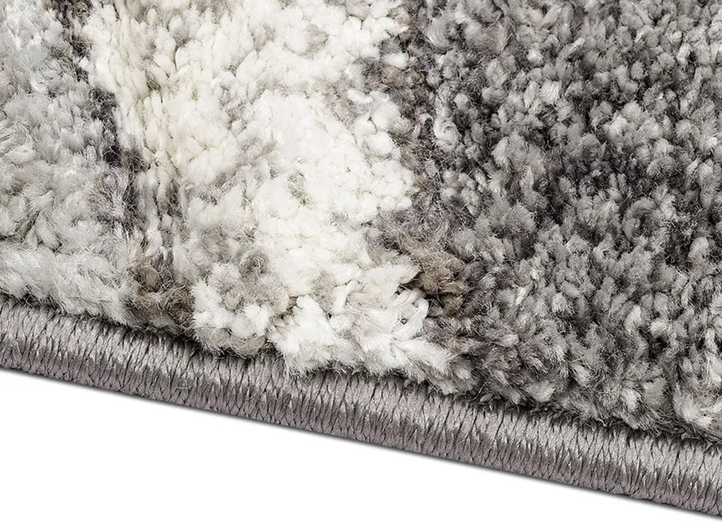 Oriental Weavers, Kusový koberec Castro Carved 163/NQ2M, 67x120, šedá, kancelária