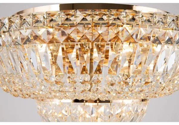 Maytoni DIA100-CL-12-G - Stropné svietidlo BASFOR 12xE14/60W/230V zlatá