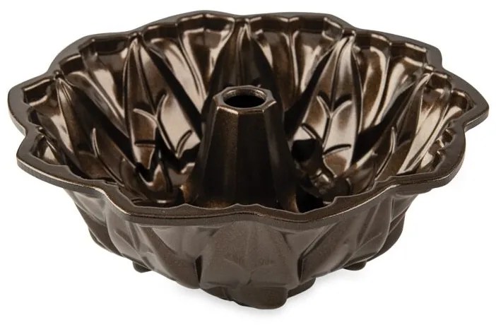 Forma na bábovku Nordic Ware Leaves, 9 šálok bronzová, 85948