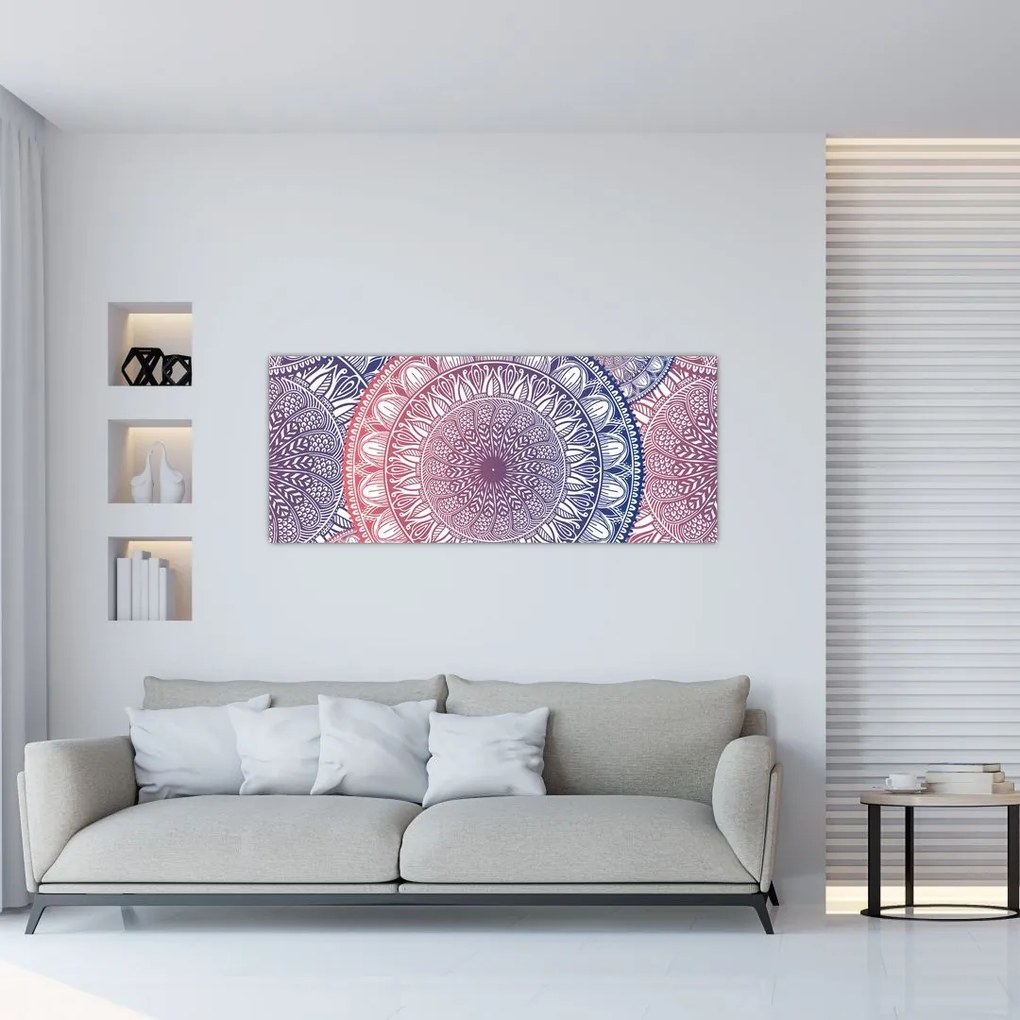 Obraz z mandál (120x50 cm)