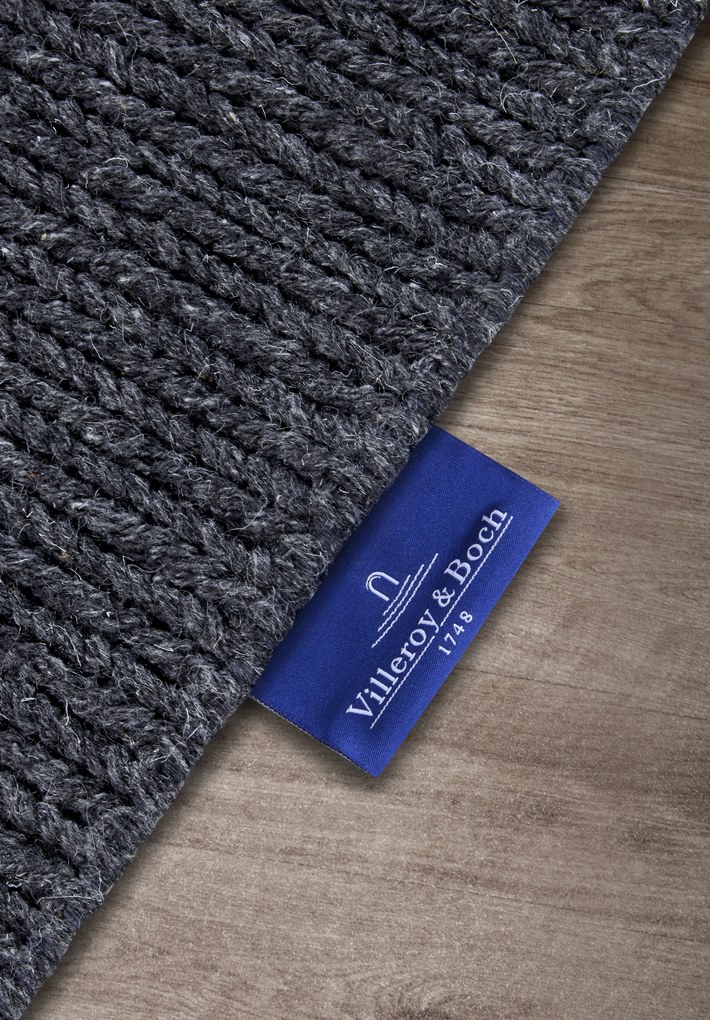 Kusový koberec Villeroy & Boch 106051 Anthracite, 60x90, šedá, obývacia izba, Villeroy & Boch